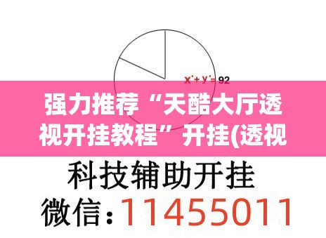 强力推荐“天酷大厅透视开挂教程	”开挂(透视)辅助神器