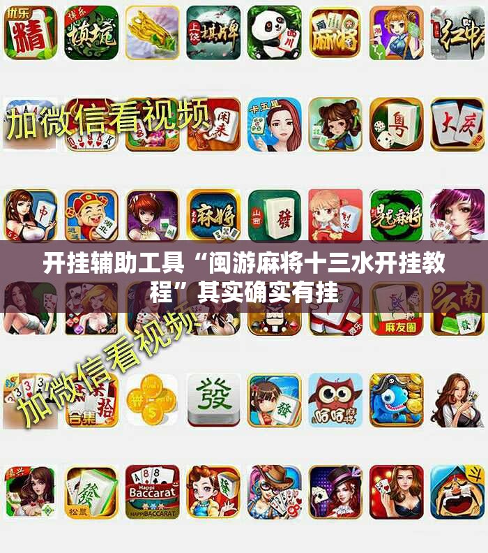 开挂辅助工具“闽游麻将十三水开挂教程”其实确实有挂