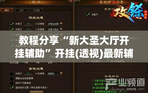 教程分享“新大圣大厅开挂辅助”开挂(透视)最新辅助详细