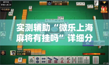 实测辅助“微乐上海麻将有挂吗”详细分享装挂步骤