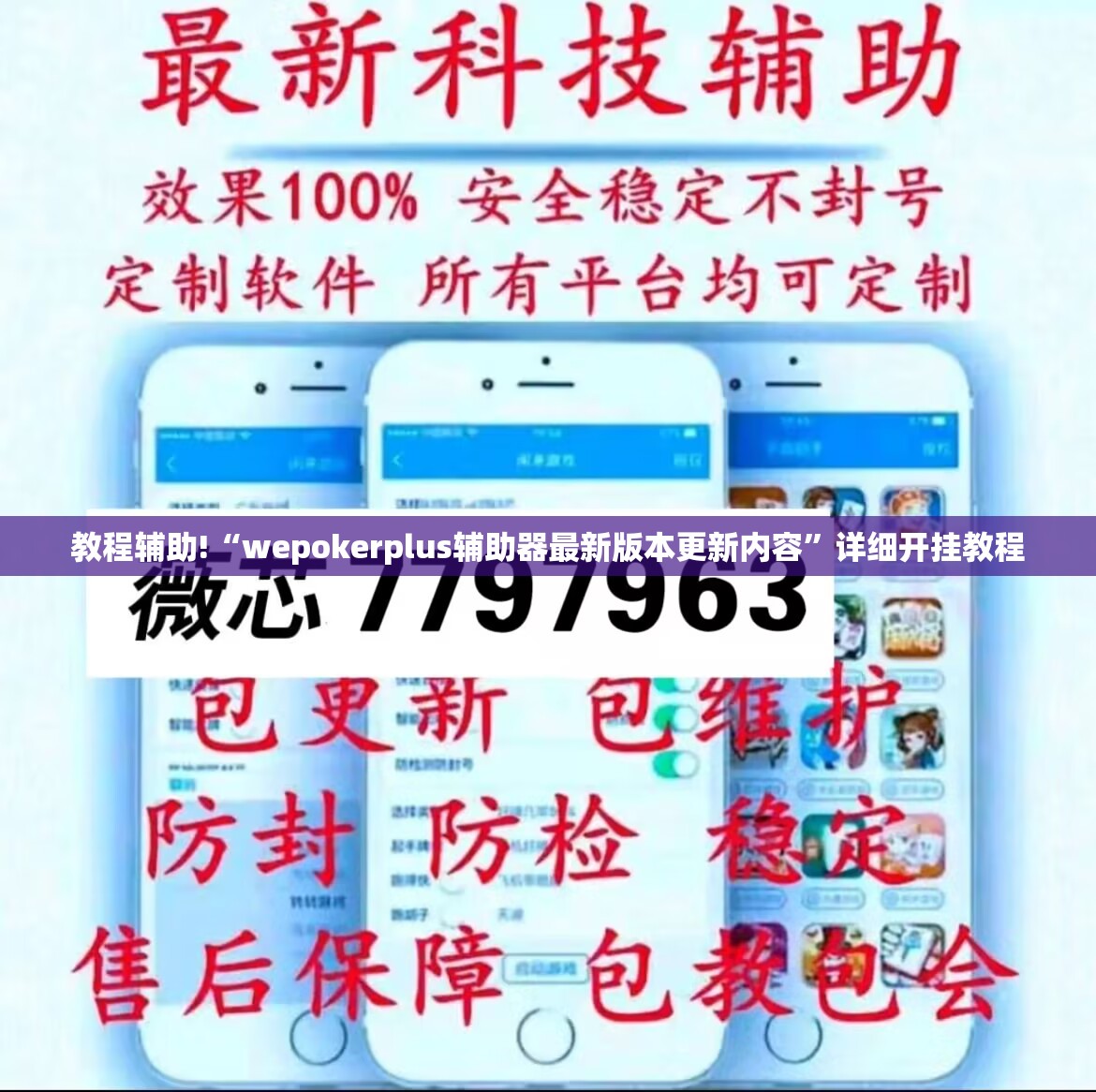 教程辅助!“wepokerplus辅助器最新版本更新内容”详细开挂教程