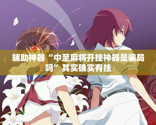 辅助神器“中至麻将开挂神器是骗局吗”其实确实有挂